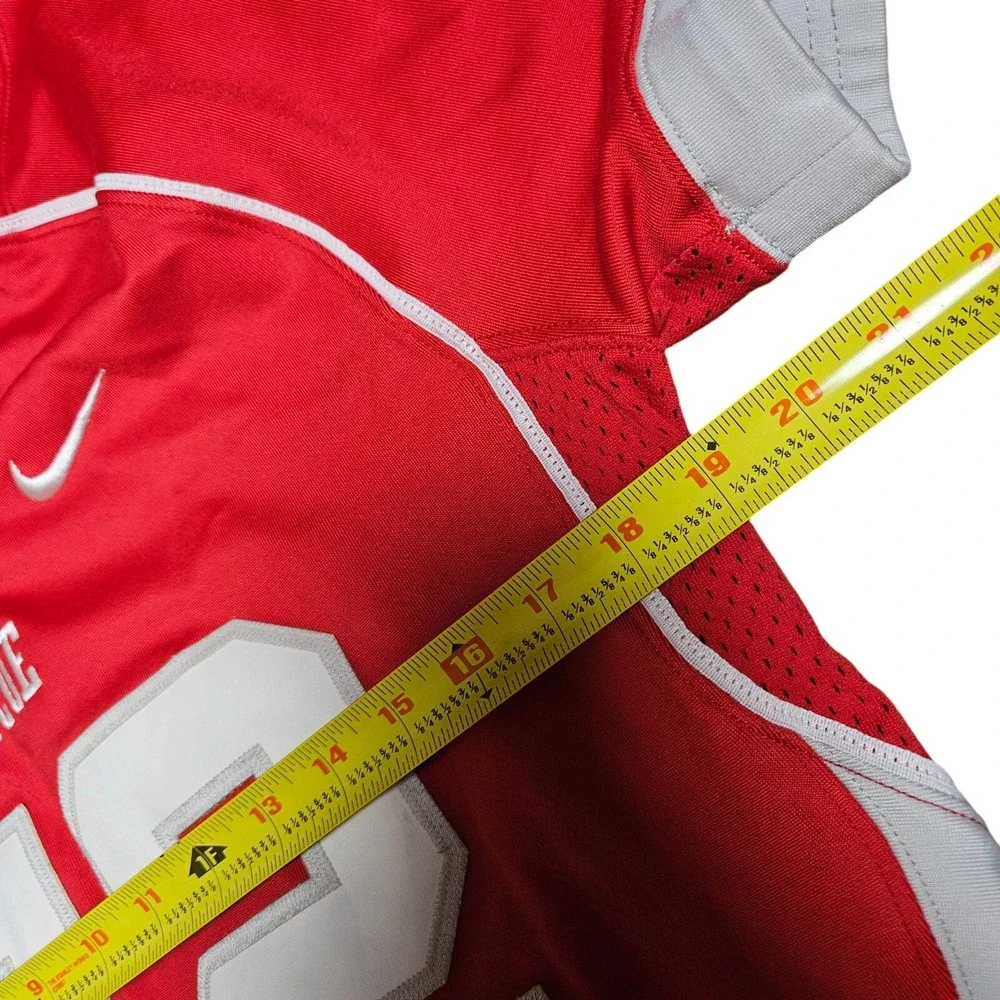 Nike‎ Team Briscoe Football Game Jersey Shirt #72 Watts Mens Red Size 2XL